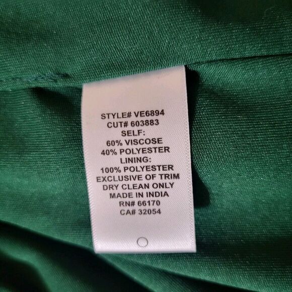 EVA Franco Womens XL New Green Floral Velvet Car Jacket Kimono Open MSRP $189 - Picture 8 of 11